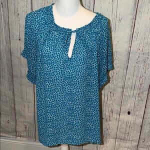 GAP Blue Patterned Blouse
